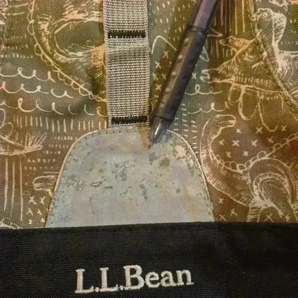 L.L. Bean Hiking School Adjustable Strap Back Pack Green